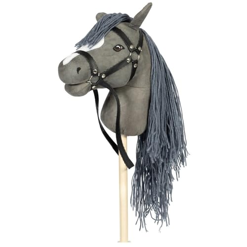 ByAstrup 84362 - Cabeza de caballo para caballo, color gris