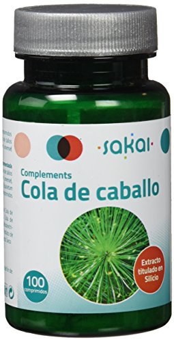 Sakai – Cola de caballo Sin sabor en comprimidos (diurético natural, remineralizador, fuente natural de silicio orgánico)